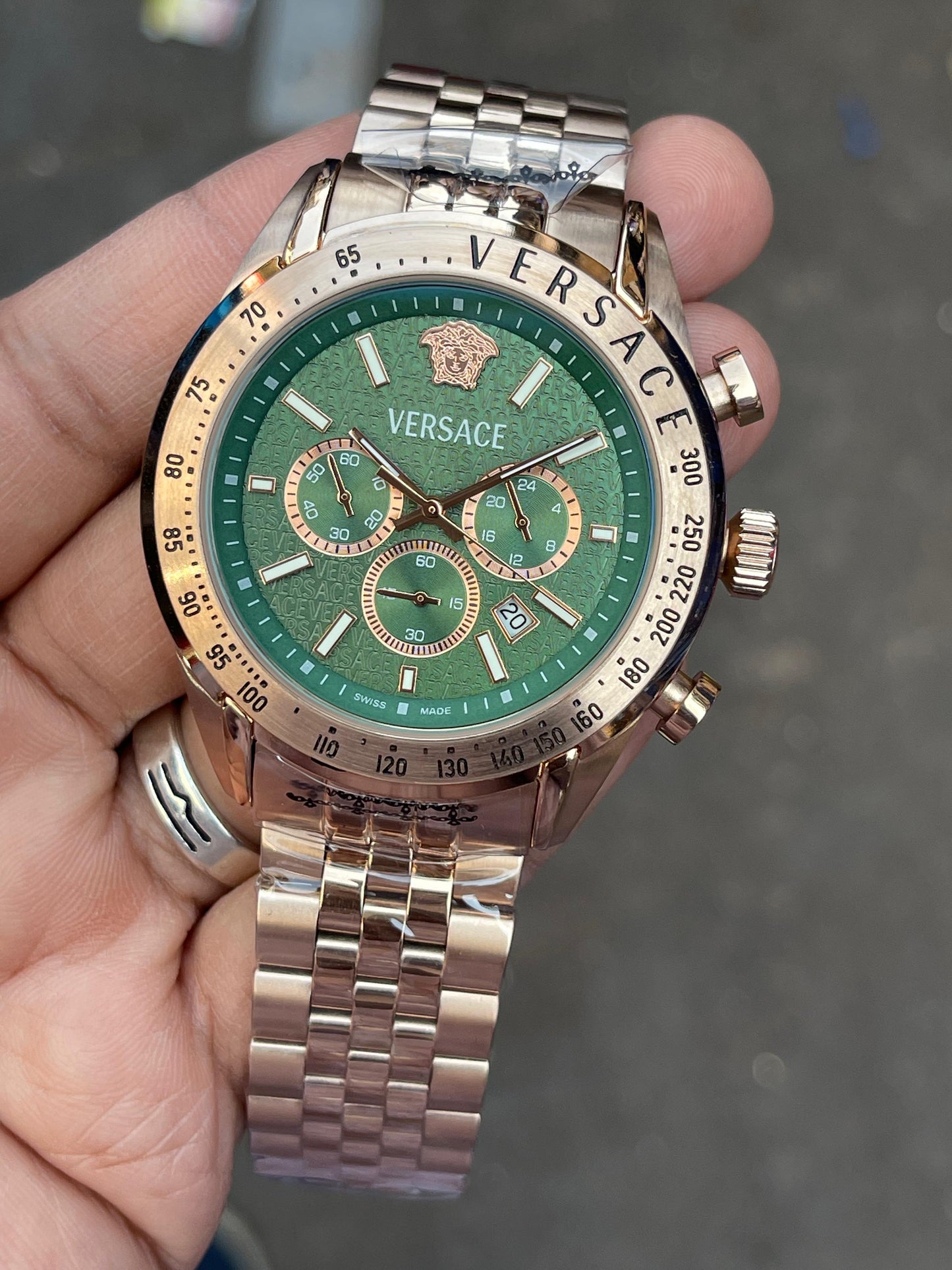 Premium Rose Gold Chronograph Luxury Watch