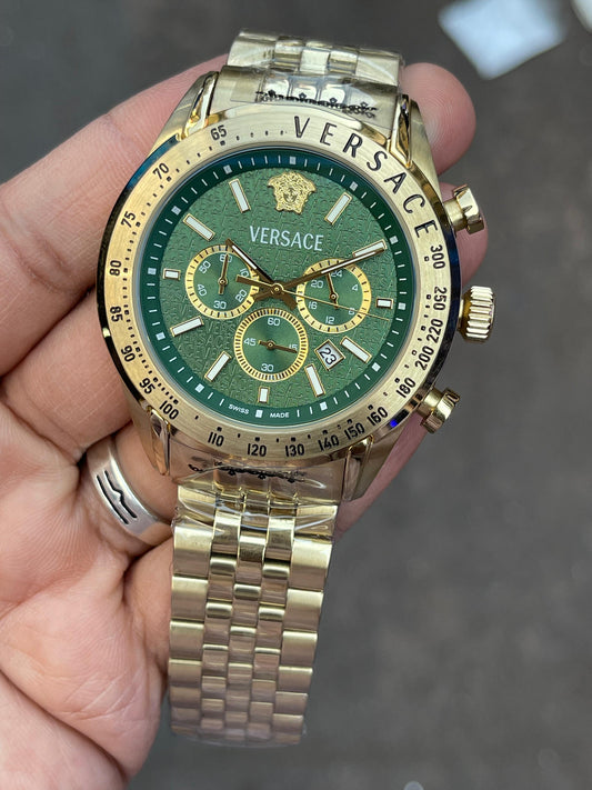 Premium Gold Chronograph Luxury Watch